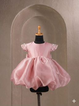 CASA NINOS - Girls Pink Organza Dress