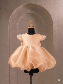 CASA NINOS - Girls Yellow Organza Dress