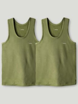 Kidbea - Boys Multi-Colour Bamboo Vests (Pack of 2)