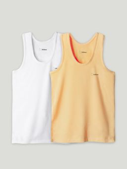 Kidbea - Boys Multi-Colour Bamboo Vests (Pack of 2)