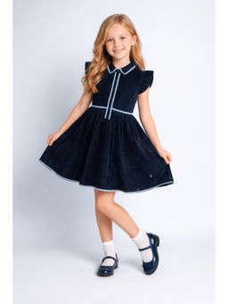 CHERRY CRUMBLE BY NITT HYMAN - Girls Green Polyester Dress