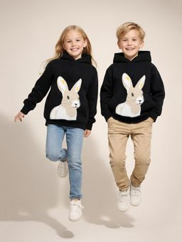 CHERRY CRUMBLE BY NITT HYMAN - Unisex Black Polyester Hoodie