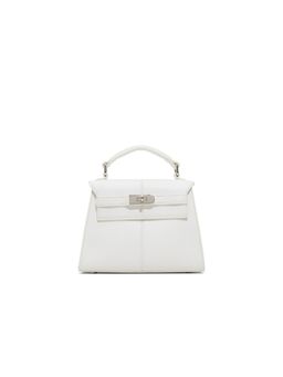 Call It Spring - RIILEYY White Women's Top Handle Handbag With Detachable Strap