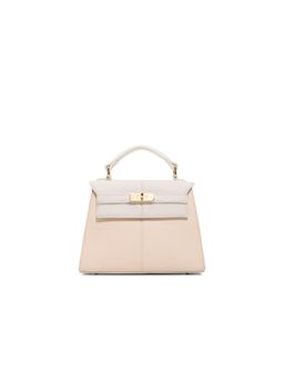 Call It Spring - RIILEYY Cream Women's Top Handle Handbag With Detachable Strap