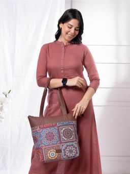 Zouk - Multi-Color Mandala Printed Everyday Tote bag