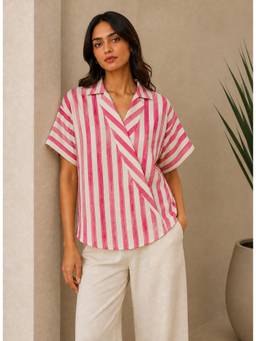 CANOOPI - Red Candy Stripe Top