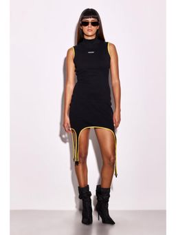 CILVR - Black Sporty Mini Dress