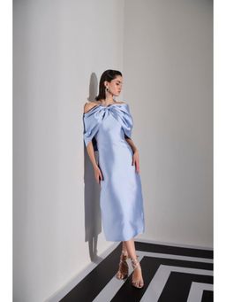 Label Iris - Ice Blue Midi Dress