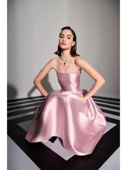 Label Iris - Rose Pink Corset Midi