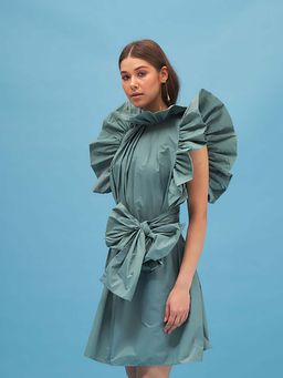 TheRealB - Moonglow Gathered Mini Dress