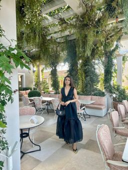 TheRealB - Black Tirinity Long Tiered Dress