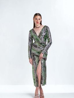 TheRealB - Black Supernova Midi Dress