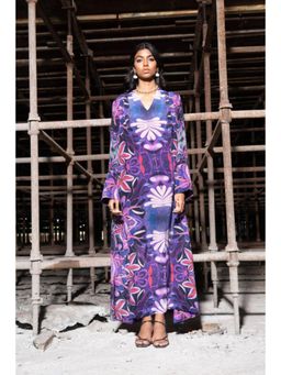 TheRealB - Coastal Bliss Long Kimono Maxi Dress