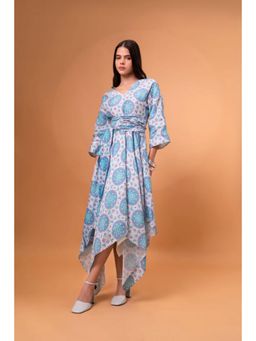 TheRealB - Circular Linen Midi Dress