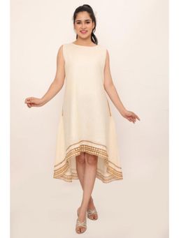 dhaaga - Elara Caramel Lace Dress