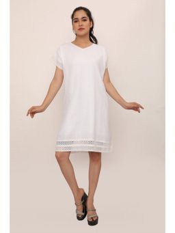 dhaaga - Thalia Pearl Lace Dress