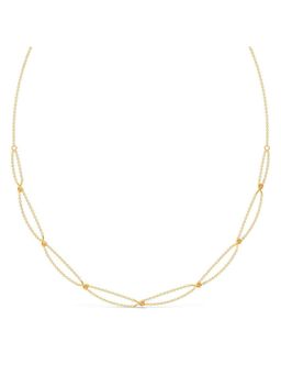Candere by Kalyan Jewellers - 18K Yellow Gold BIS Hallmark Necklace for Women