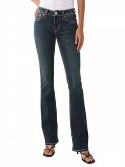 True Religion - Blue Low Rise Slim Jeans