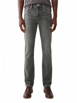 True Religion - Grey Straight Solid Jeans