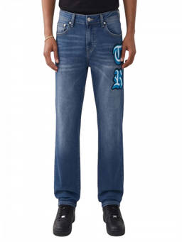 True Religion - Blue Applique Jeans