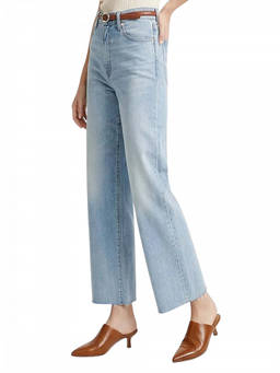 J.Crew - Light Blue Curvy Wide Leg Cropped Jeans