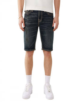 True Religion - Dark Blue Solid Shorts