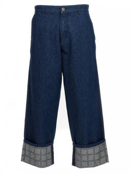 JW Anderson - Blue Logo Jeans