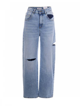 Icon Denim Los Angeles - Blue Loose Mid Rise Jeans