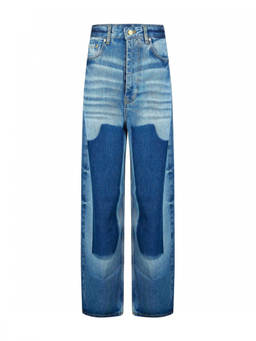 Ganni - Blue Loose High Rise Jeans