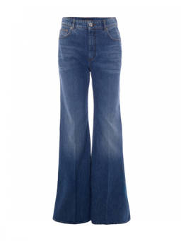 Sportmax - Blue Regular Low Rise Jeans