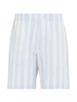 JACQUEMUS - Light Blue Stripes Shorts