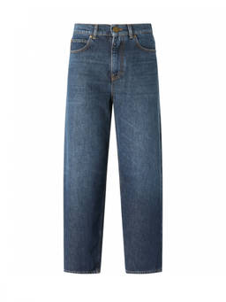 Pinko - Blue Relaxed High Rise Jeans