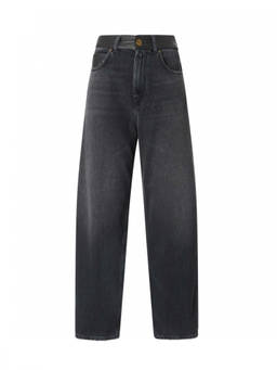 Pinko - Black Relaxed High Rise Jeans