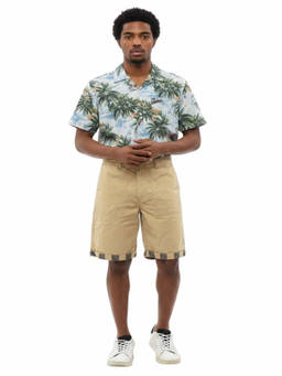 Woolrich - Beige Relaxed Solid Shorts