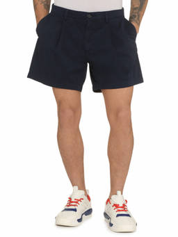 Department 5 - Navy Blue Solid Shorts