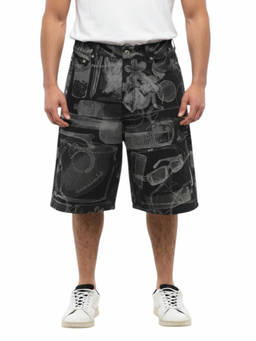 OFF-WHITE - Black X-Ray Print Shorts