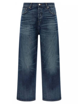 Haikure - Blue Loose High Rise Jeans