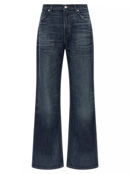 Haikure - Dark Blue High Rise Jeans