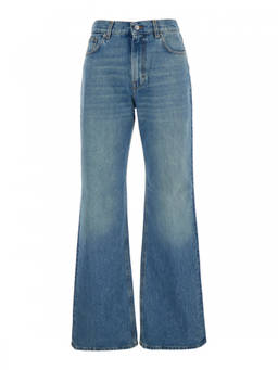 Haikure - Blue Flared High Rise Jeans