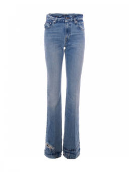 Haikure - Light Blue Bootcut High Rise Jeans