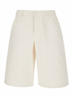 AMI Paris - Off White Solid Shorts