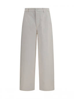 AMI Paris - White Relaxed Mid Rise Jeans