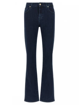 7 For All Mankind - Dark Blue Mid Rise Jeans