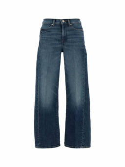7 For All Mankind - Blue Wide High Rise Jeans