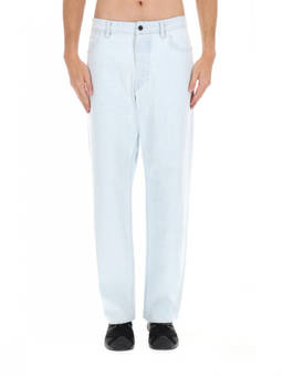Stone Island - Light Blue Mid Rise Jeans