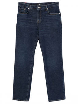 7 For All Mankind - Dark Blue Mid Rise Jeans