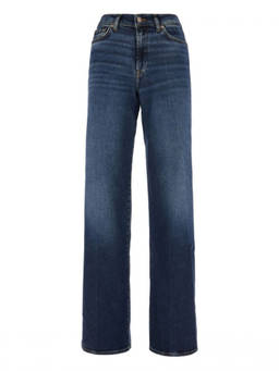 7 For All Mankind - Blue Regular High Rise Jeans