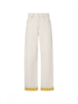 Fendi - Beige Straight Leg Jeans