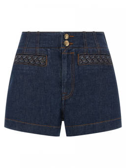 Zimmermann - Blue Solid Shorts