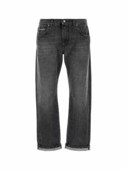 Dolce&Gabbana - Dark Grey Straight Jeans